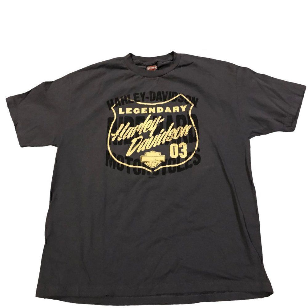 Harley Davidson Legendary Motorcycles Mens T-Shirt Orlando Florida Size XL